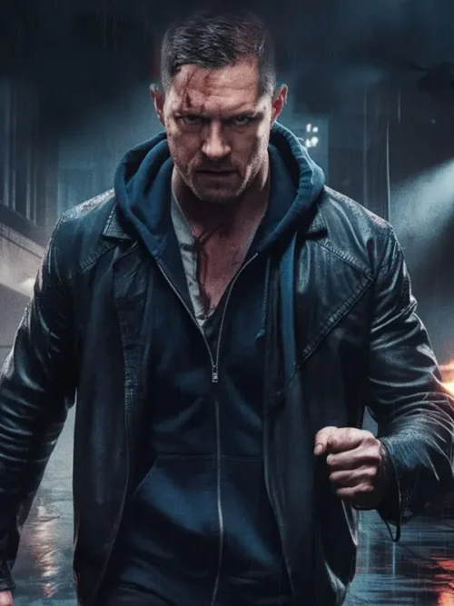 HAVOC Tom Hardy Black Leather Jacket