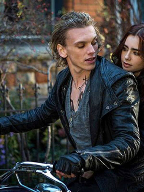 The Mortal Instruments Jamie Campbell Bower Black Jacket