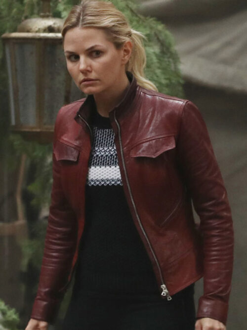 Once Upon a Time Emma Swan-Leather Jacket.