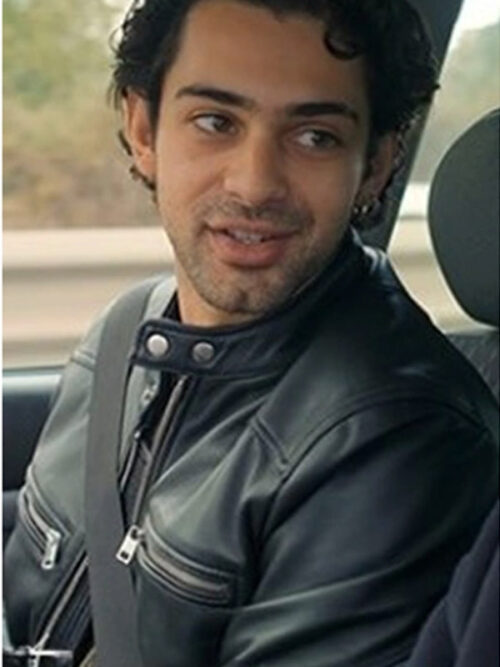 Massimiliano-Caiazzo-TV-Series-My-Family-2025-Black-Leather-Jacket