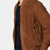 Bruce Willis Movie Pulp Fiction Butch Coolidge Brown Suede Jacket