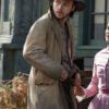 Shop Elias Teller Movie The Abandons Nick Robinson Brown Cotton Coat