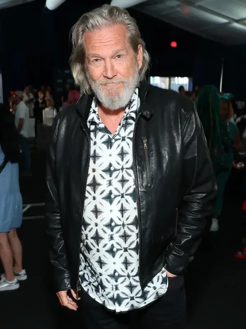 Jeff Bridges Tron Ares Black Jacket