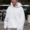 Justin Bieber Paris White Oversized Stylish