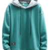 Men's Casual Blue Hoodie