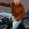 Bruce Willis Movie Pulp Fiction Butch Coolidge Suede Leather Jacket