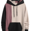 Casual Fit Multicolor Drawstring Hoodie
