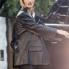 Rosie Huntington Whiteley Black Coat