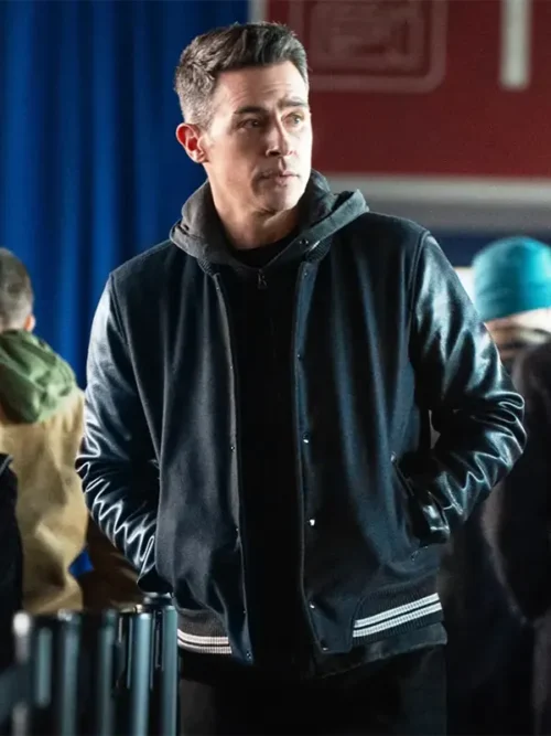 Stuart Scola FBI S07 Black Bomber Jacket