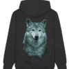 Wolf Design Black Hoodie