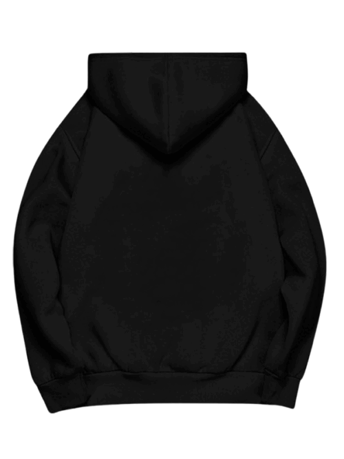 Bow Print Oversized Hoodie