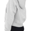 Women Half Zip Grey Hoodie