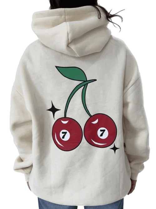 Buy Womens Graphic White Hoodie