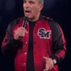 Shop American Actor Sebastian Maniscalco It Ain’t Right 2025 Black and Red Jacket