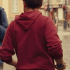 Shop Kieran Culkin Movie A Real Pain Maroon Hoodie