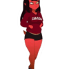 Merudiana Meru Succubus Red Hoodie