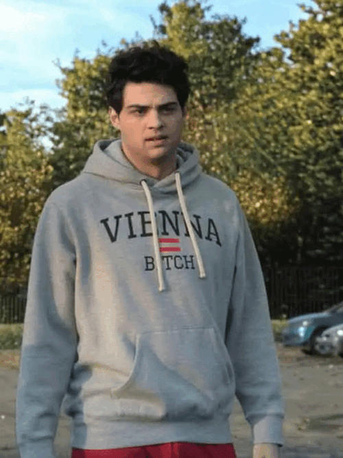 Noah Centineo The Recruit Vienna Grey Hoodie