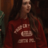 Ruby Jay Property Of North Pole Red Hoodie