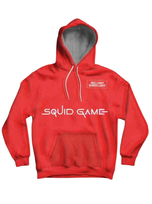 Buy Squid Game Doll Red Pullover Hoodie