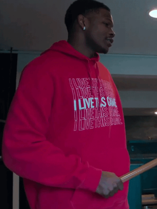Starting 5 Anthony Edwards Game Red Hoodie