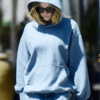 Buy American Actress Sydney Sweeney Blue Hoodie