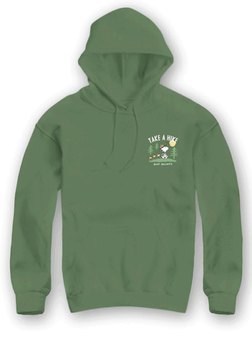 Buy Take a Hike Green Pullover Hoodie