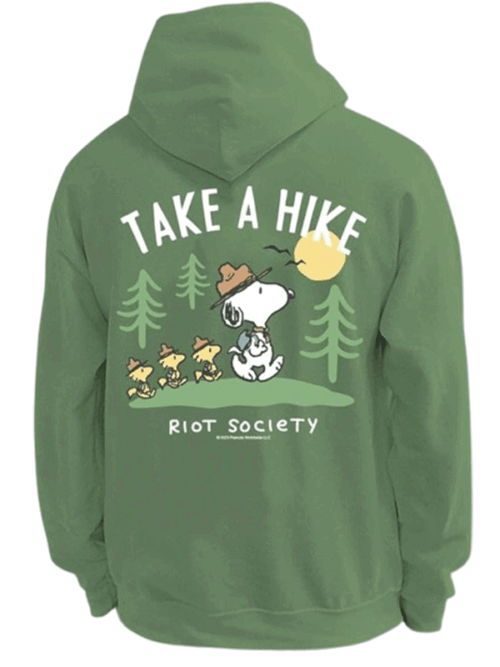 Shop Take a Hike Green Hoodie