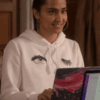 Amrit Kaur Open and Closed Eyes Hoodie