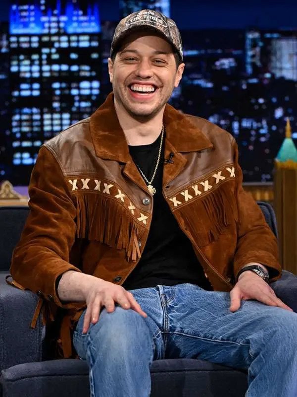 Buy The Tonight Show Pete Davidson Fringe Jacket