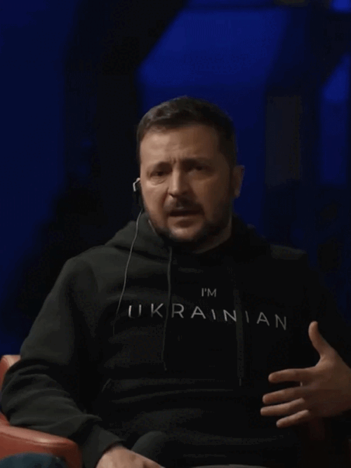 Volodymyr Zelenskyy David Letterman Hoodie