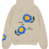 You're the Beige Oversized Hoodie