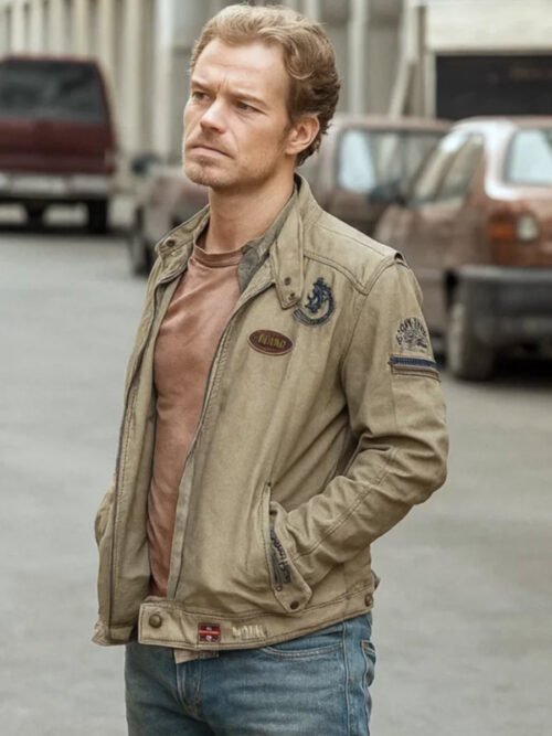 Buy Alfie Allen Atomic Suede Leather Jacket