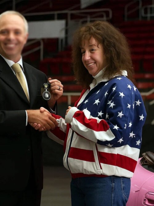 Buy Christy 2025 Sydney Sweeney USA Flag Jacket