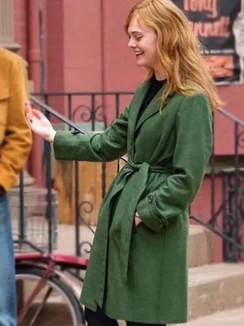 Buy Sylvie Russo A Complete Elle Fanning Green Coat