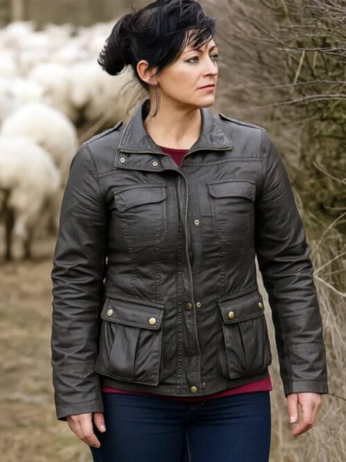Shop Emmerdale Moira Dingle Black Jacket