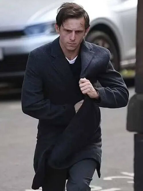 Buy Jamie Bell Half Man Black Coat