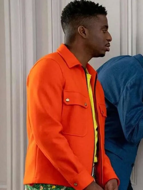 Buy Emily in Paris Julien Orange Wool Jacket