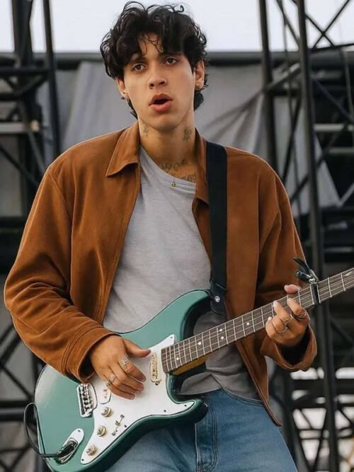 Buy NYC Landon Barker Brown Leather Jacket