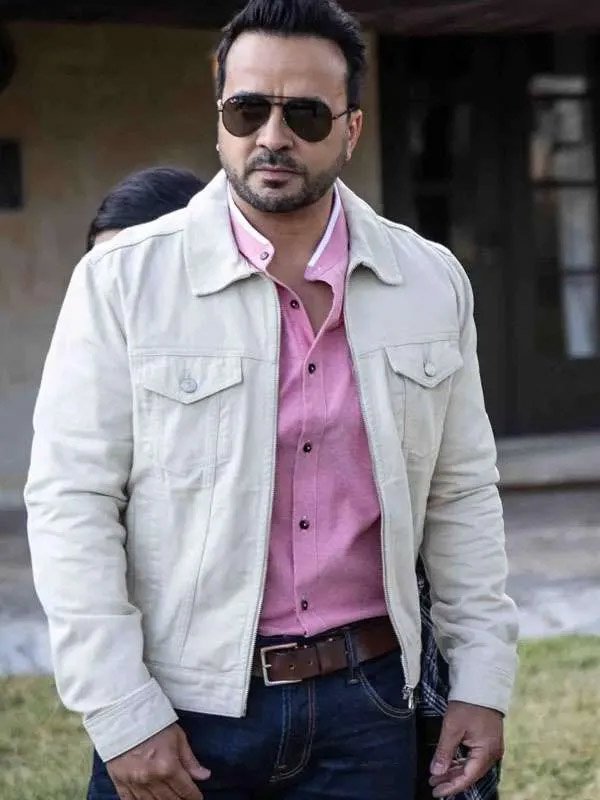 Shop Luis Fonsi Say a Little Prayer White Jacket