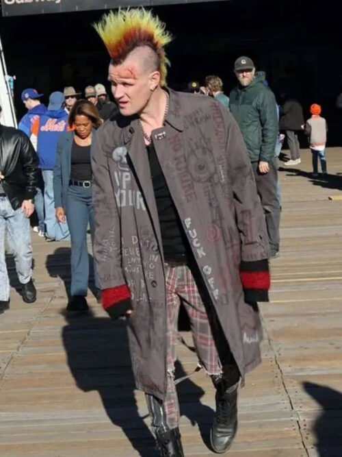 Buy Matt Smith Caught Stealing 2025 Brown Coat