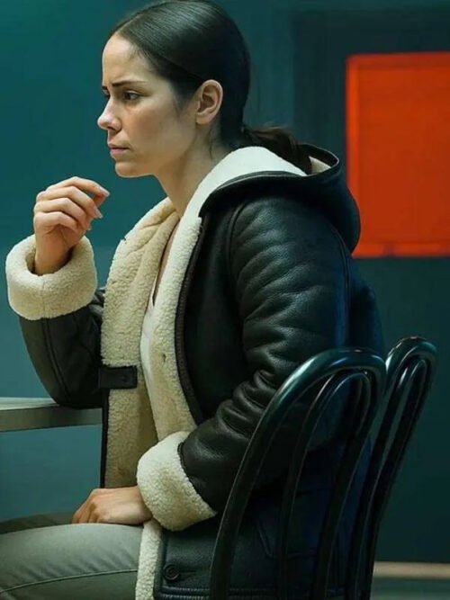 Buy Melanie Scrofano Revival S01 Black Hooded Jacket