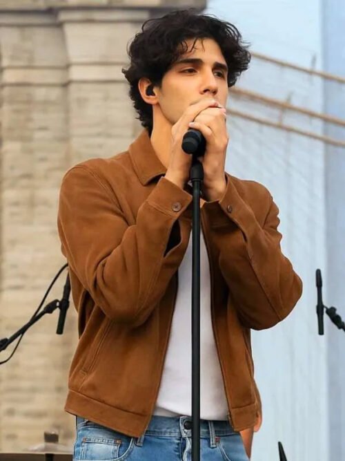 Shop NYC Landon Barker Brown Jacket