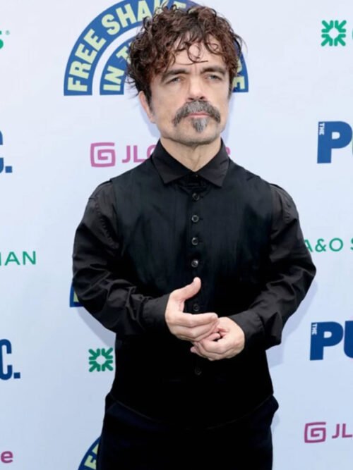 Shop Peter Dinklage Black Vest