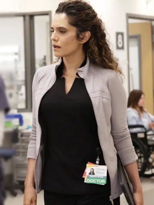 Shop The Pitt S02 Dr. Al-Hashimi Grey Jacket