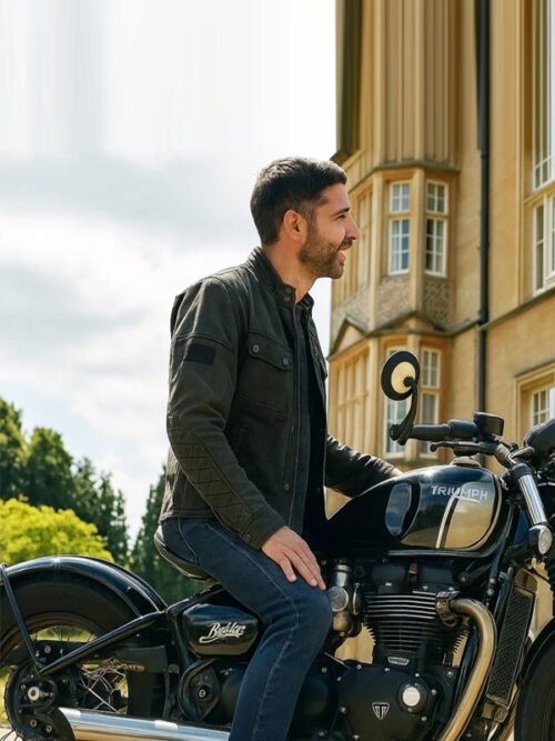 Shop The Thursday Murder Club Tom Ellis Leather Jacket
