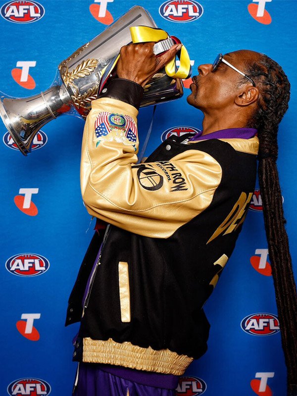 Shop AFL Grand Final 2025 Snoop Dogg Multicolor Jacket