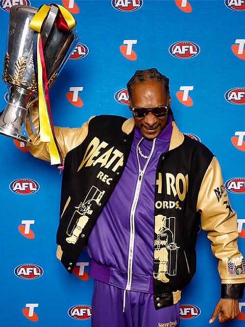 AFL Grand Final 2025 Snoop Dogg Varsity Jacket
