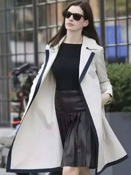 Shop Anne Hathaway The Intern Movie Jules Cotton Coat
