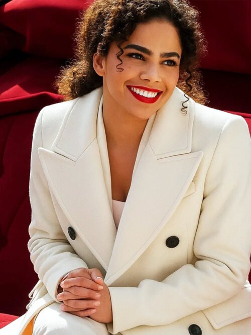 Shop Antonia Gentry Ginny & Georgia S03 White Coat