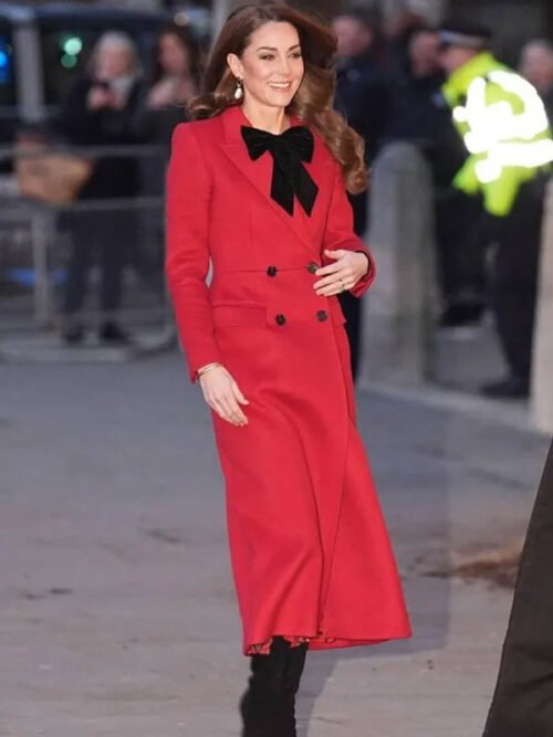 Buy Christmas Carol Service Kate Middleton Wool Coat